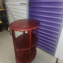 3 Tierd Oval End Table 