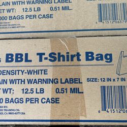 Case Of Plastic Handle Bags