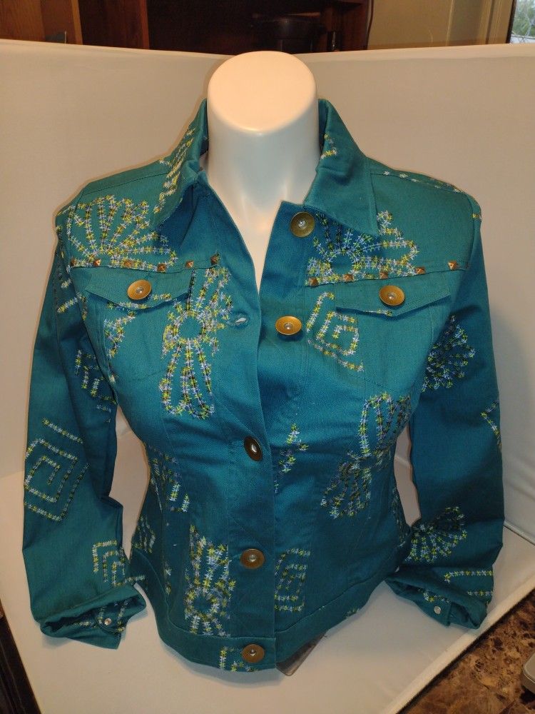 Ladies Canvas Like Top Mint Unworn