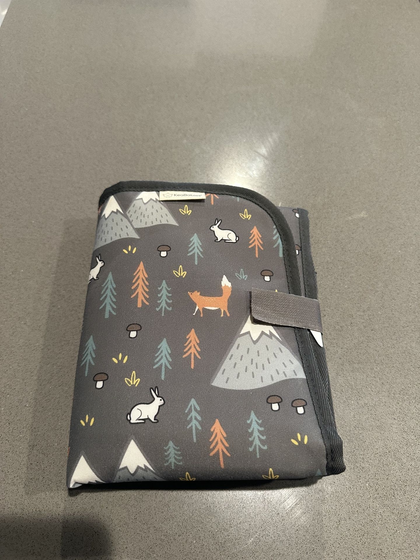 KeaBabies Ezee Portable Diaper Changing Pad Mat Waterproof Foldable