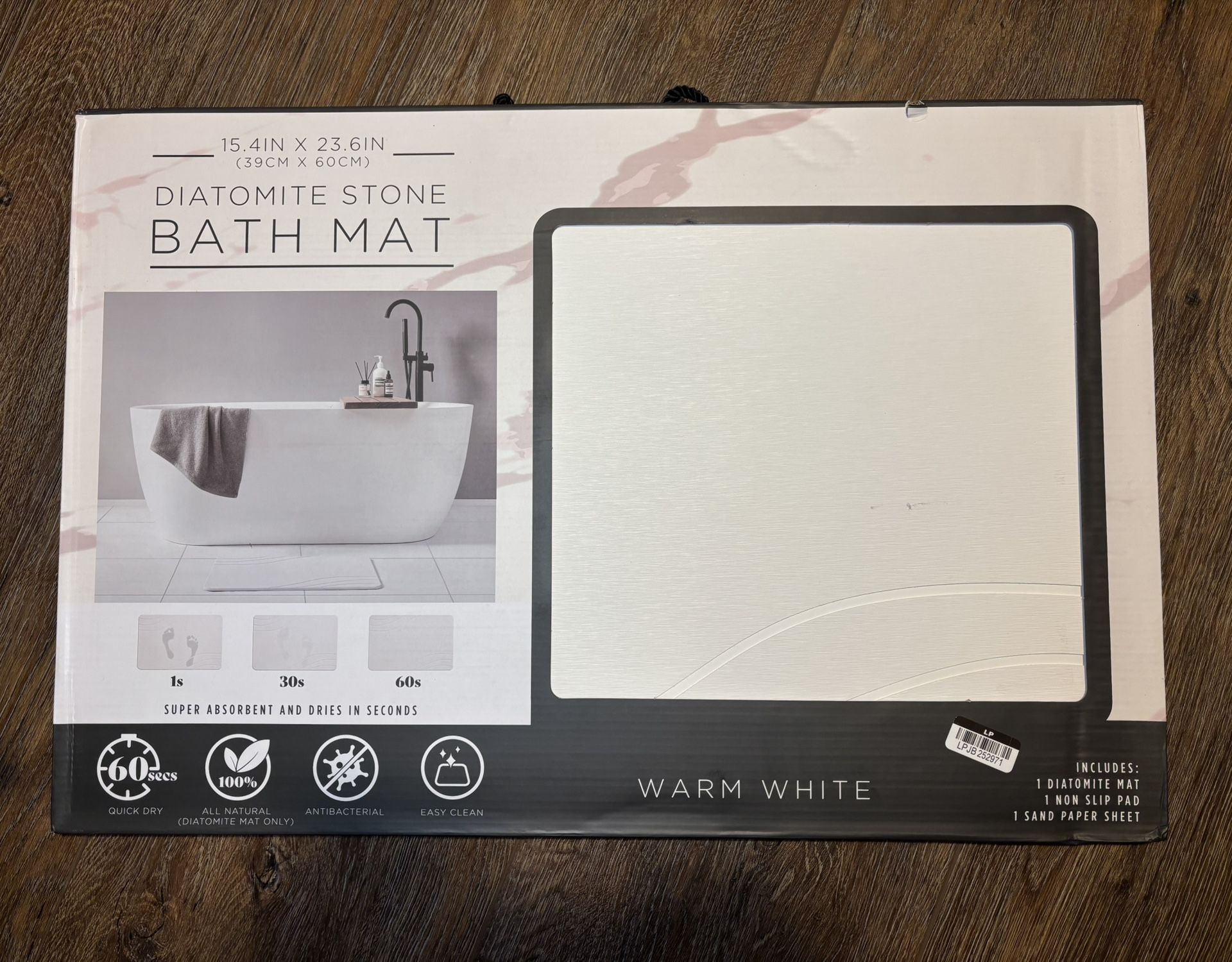 Diatomaceous Stone Hard Bath Mat