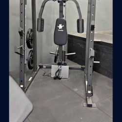 SM-1001 Multifunctional Smith Machine w FID Bench | Can add-on plates for a full bundle!