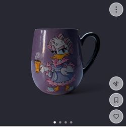 Vintage Disney Purple Daisy Mug