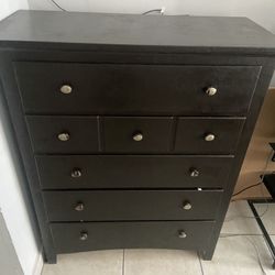 Dark Brown Drawer Dresser