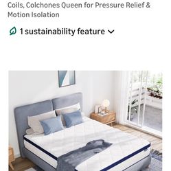 Avenco Queen mattress Medium firm 12 In