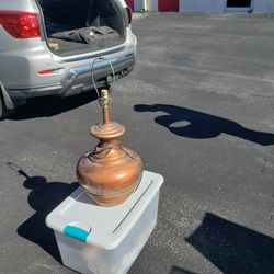 Table Lamp Copper Color