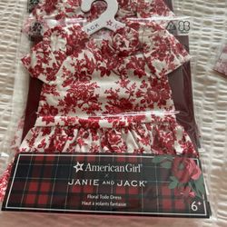 American Girl Jack & Janie Floral Toile Dress
