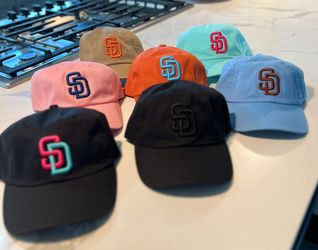Sd nY Padres Yankees Hats 