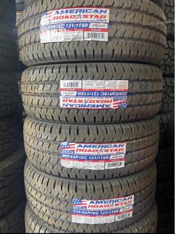 235/65R16C Set De Llantas Nuevas En La marca Américan Road Star
