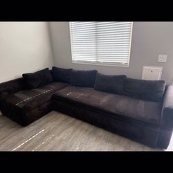Brown Sectional 
