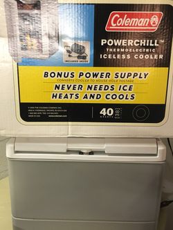 Coleman power chill iceless cooler