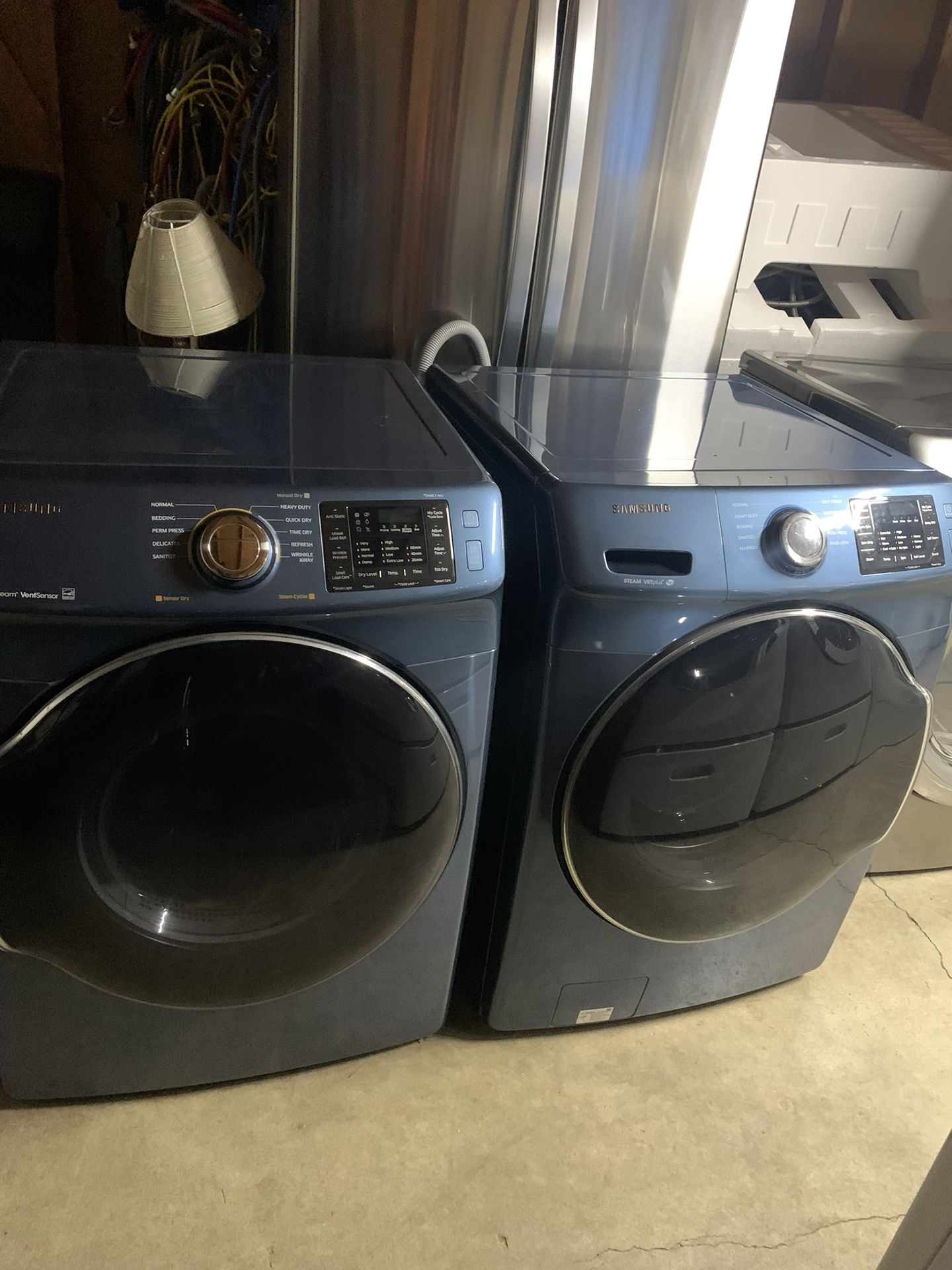 Navy Blue Beautiful Samsung Washer And Dryer Set