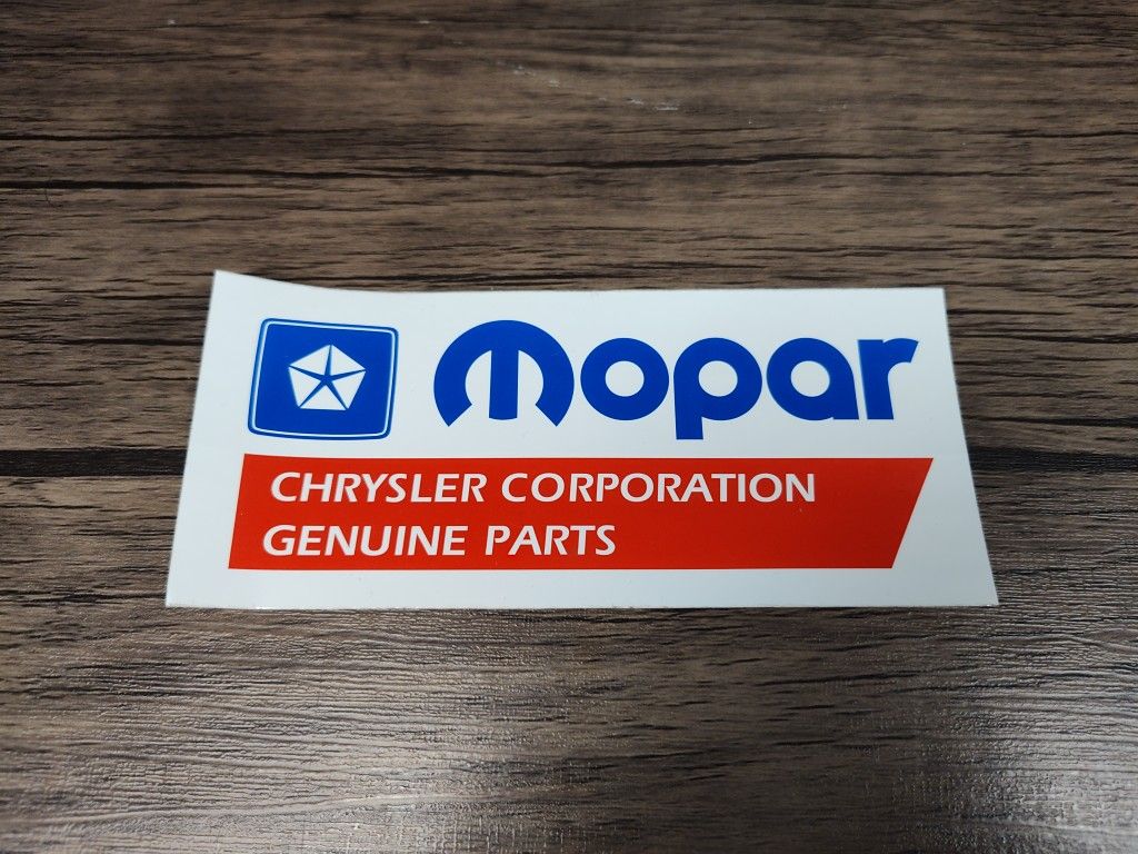 Mopar Car Decal/Sticker
