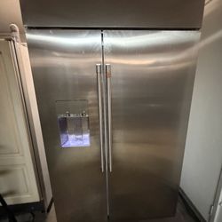 48” GE CAFE BUILT IN STAINLESS STEEL REFRIGERATOR 