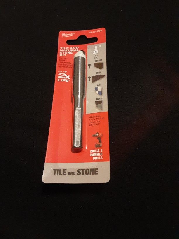 Milwaukee 1/2 in. Tile and Natural Stone Bit (model 48-20-8995