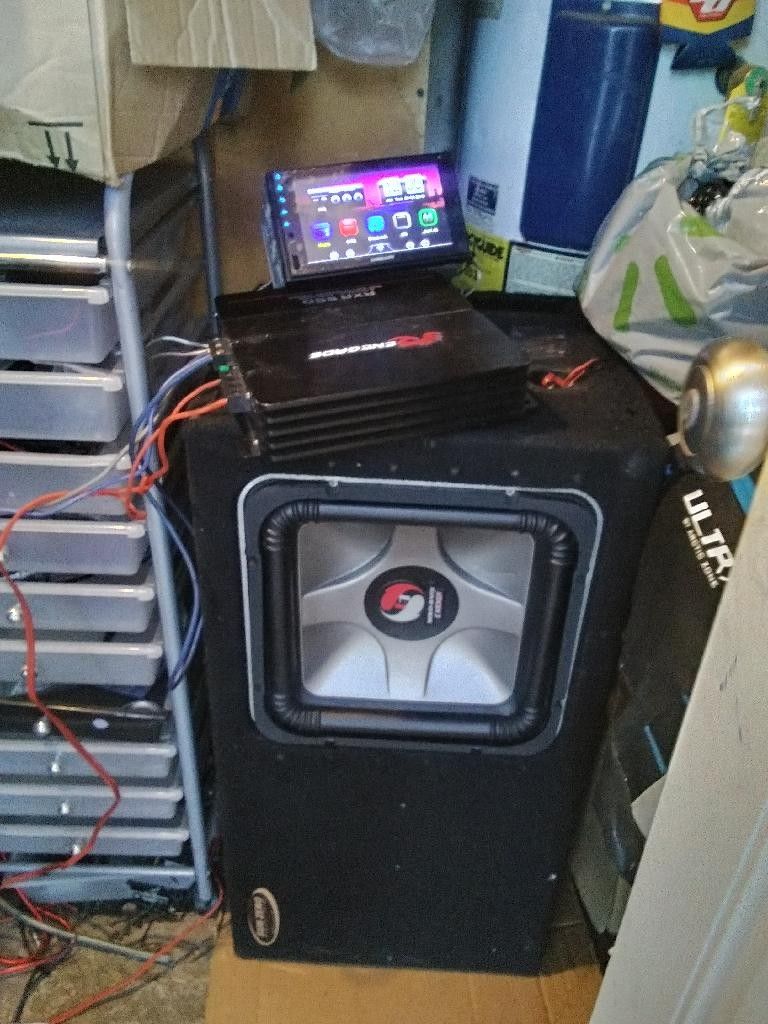 12" Kicker L7//sub Amp//double Din Car Stereo($280firm