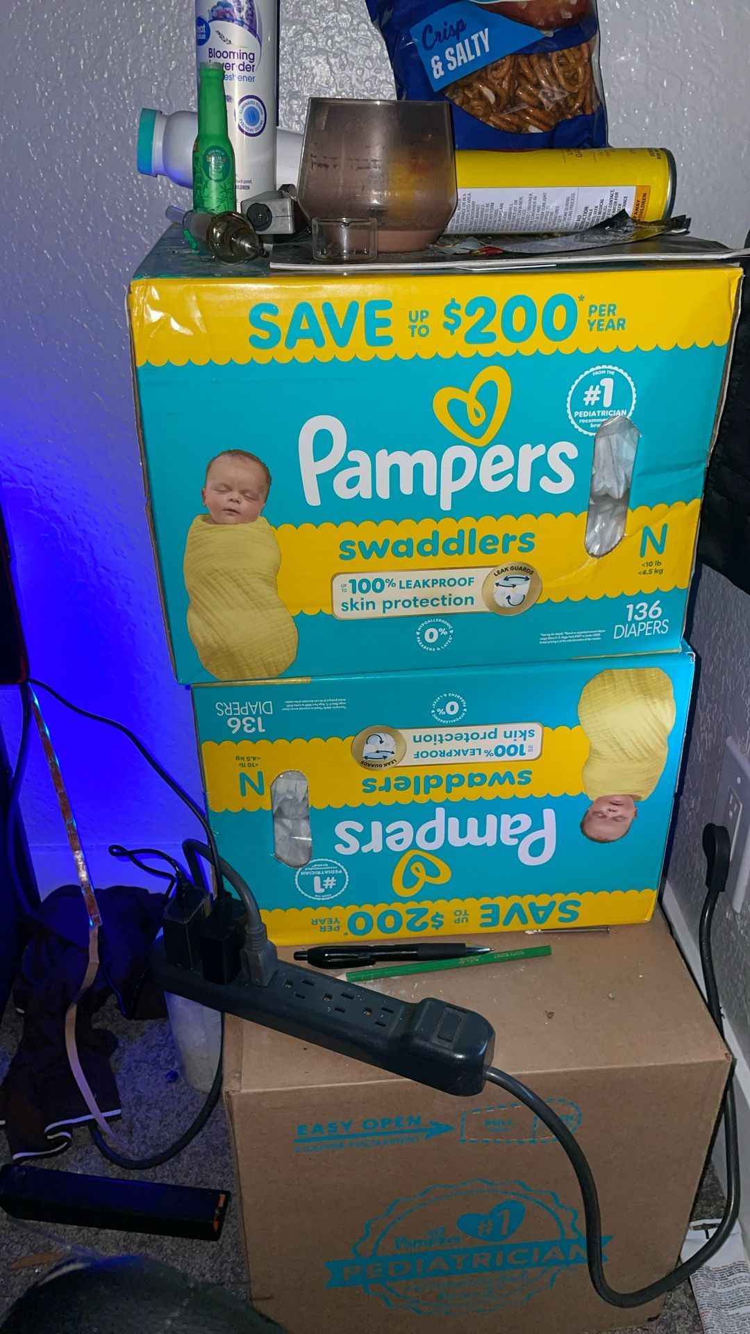 Variety Newborn And 1 diaper bundle