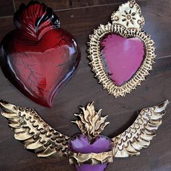 Mex harts wall decorations handmade
