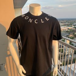 Men’s Black Moncler T Shirt Size Medium  