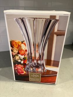 Lenox crystal vase