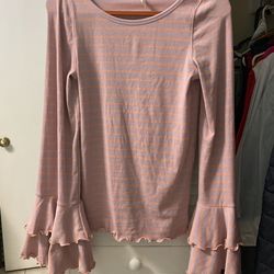 Free People Long Sleeve Blouse 