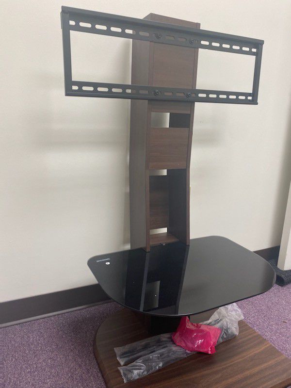 Mountable TV Stand With Shelves