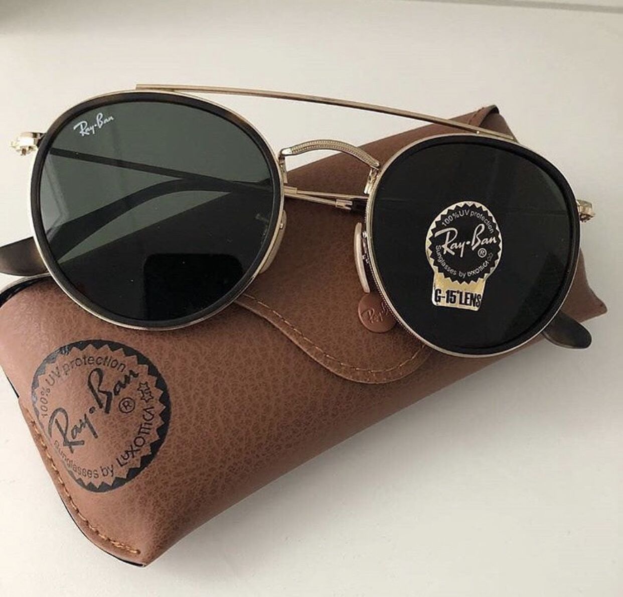 Rayban Round Double Bridge 51mm