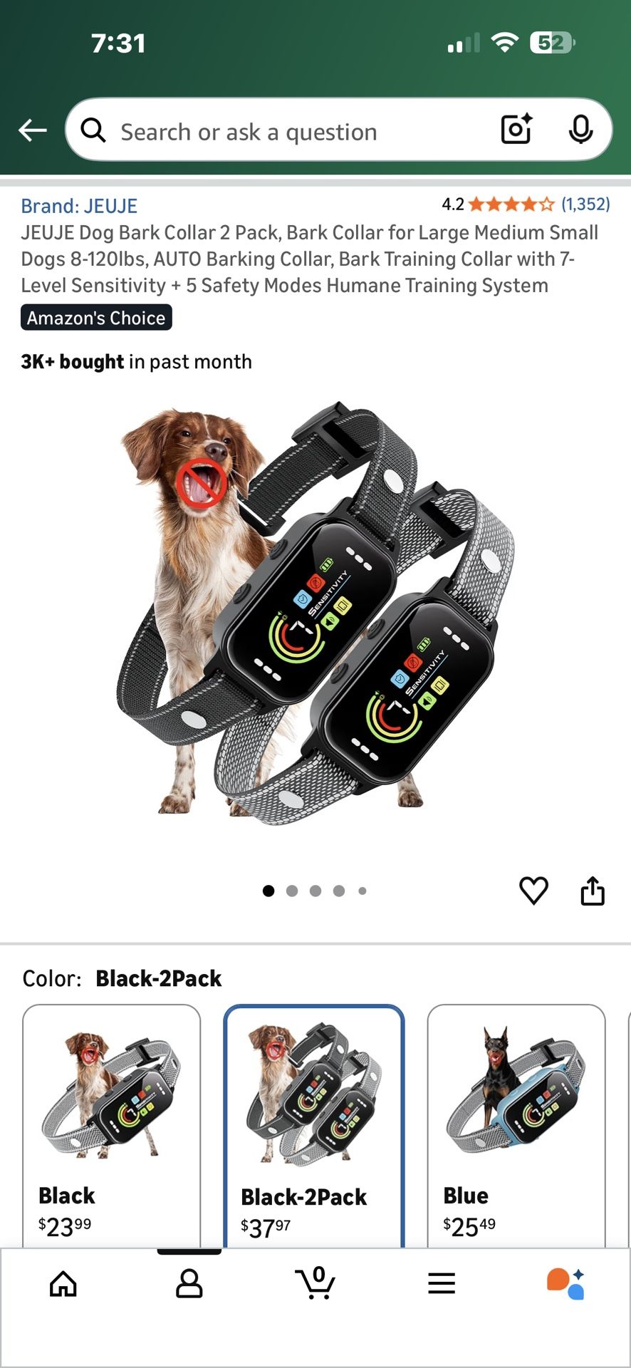 Dog Bark Training Collar