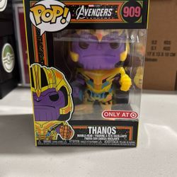 Funko Pop! Marvel Avengers Black Light THANOS #909 - BRAND NEW!