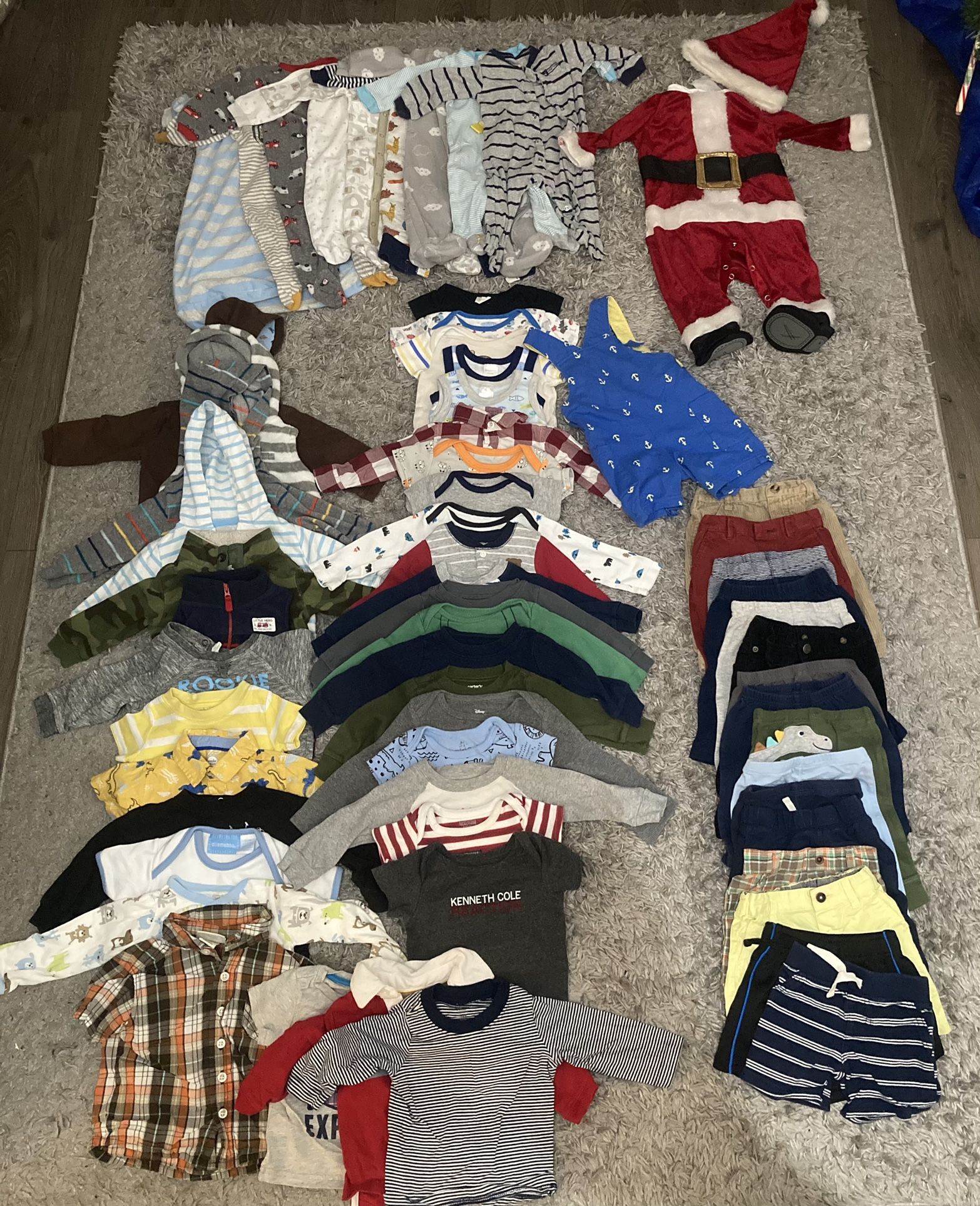 Baby Boy Clothing Lot 6-9 Months (63 Pieces)