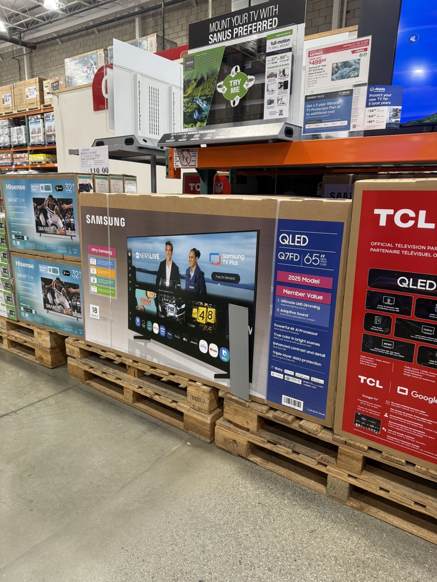 65 SAMSUNG QLED Q70D 4K HDR SMART TV