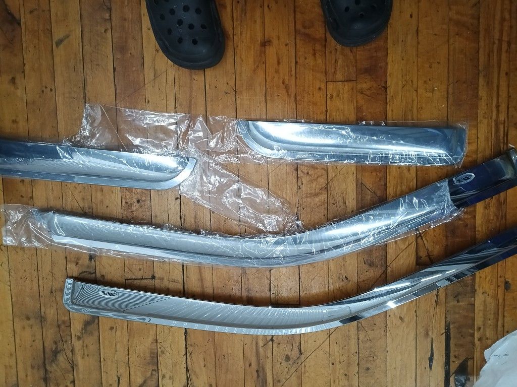 Chrome Metal Window Gaurds