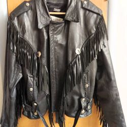 Wilson's Fringed Leather Jacket Open Road