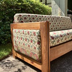 3 Seat Wooden Couch