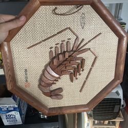 Wooden Chinese Lobster Decoration