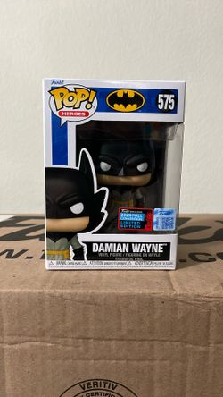 Funko Pop # 575 Damian Wayne Batman DC Universe  New York Comic Con 2025 Fall Convention Exclusive Limited Edition