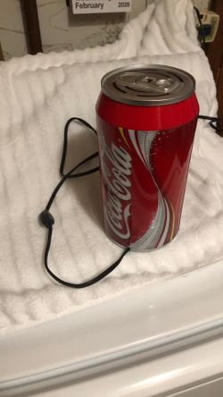Vintage 2001 Coca Cola Can Lamp