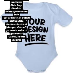 Print Shirts/Hoodies/Bags- $0