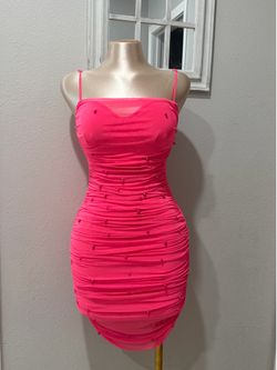 pink pearl dres