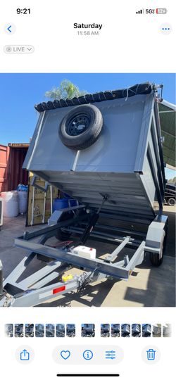 Smooth dump trailer