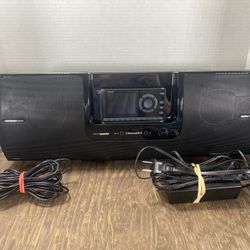 Sirius XM Satellite Radio Portable Boombox SXSD2 w/ Onyx EZ XEZ1 + Antenna WORKS