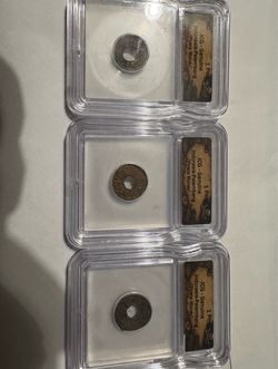 ICG Certified Indonesia Palembang 1 Pitis Pirate Money Coin