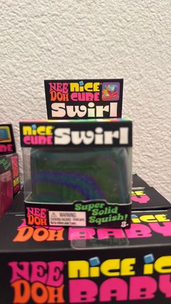 Nee Doh Nice Cube Swirl Squishy Toy
