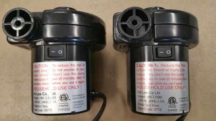 HB-135BS Electric Air Pump (Air Matress/water toys)