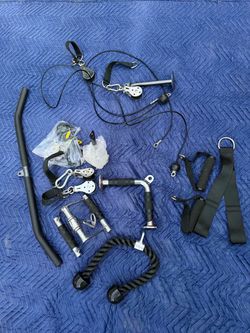Home Gym Cable Pulley System
