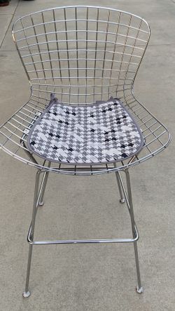 Bertoia Style Bar Stool