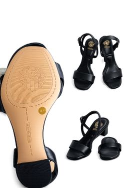 Vince Camuto Black Block Heel Sandals – Women’s Size 7