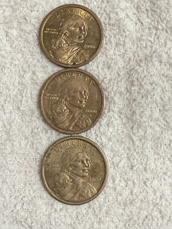 one dollar sacagawea 2000P 2000D 