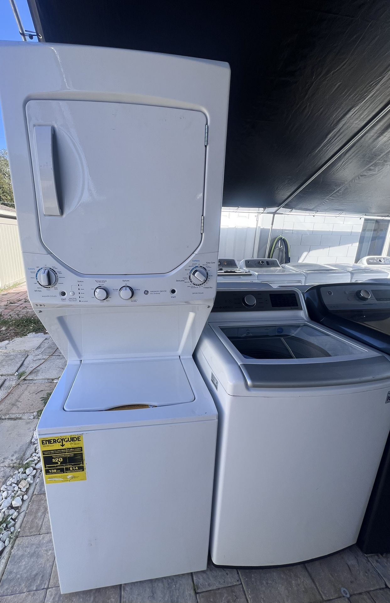 β¨ GE 24-Inch Wide Stackable Washer & Dryer Set β¨
