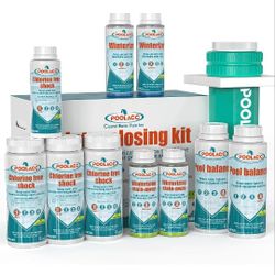 Brand New All In -One Winter Pool Closing Kit for Above Ground Pools and In-ground Pools, Handles Up to 35,000 Gallons, Swimming Pool Winterizing 